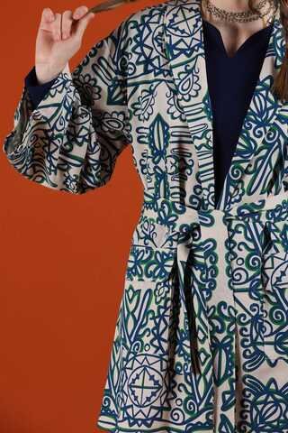 Aden Kimono Takım Mavi - Thumbnail