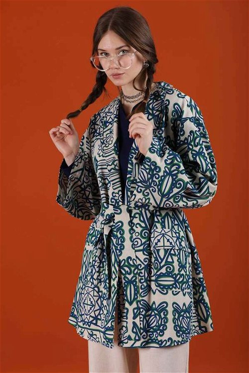 Aden Kimono Takım Mavi