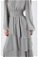 Asymmetrical Chiffon Dress Gray - Thumbnail