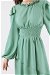 Asymmetrical Chiffon Dress Mint - Thumbnail
