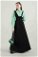 Zulays - Asymmetrical Strap Salopet Dress Black