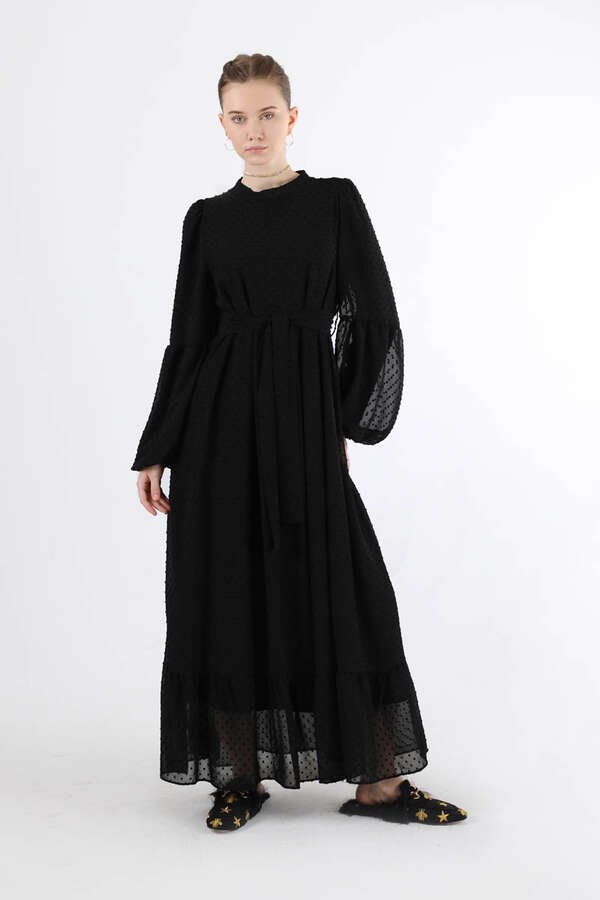 Zulays - Avril Chiffon Dress Black