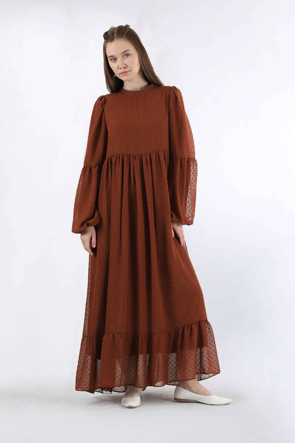 Zulays - Avril Chiffon Dress Brown