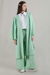 Balloon Sleeve Kimono Suit Water Green - Thumbnail