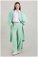 Balloon Sleeve Kimono Suit Water Green - Thumbnail