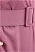 Belted Plain Jumpsuit Dried Rose - Thumbnail