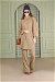 Throated Knitwear Spanish Suit Beige - Thumbnail