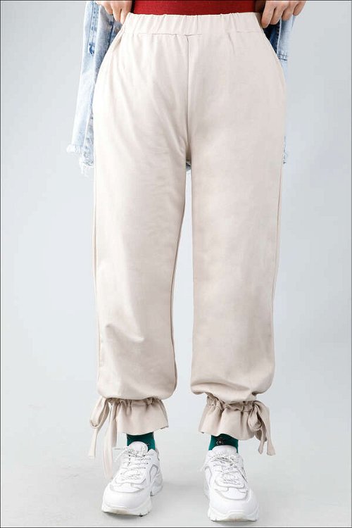 Bow Tracksuit Beige