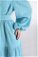 Büzgü Detaylı Elbise Bebe Mavisi - Thumbnail