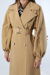 Trench With Frilled Sleeves Camel - Thumbnail
