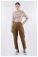 Zulays - Cigarette Trousers Brown