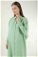 Çizgili Uzun Tunik Gömlek Yeşil - Thumbnail