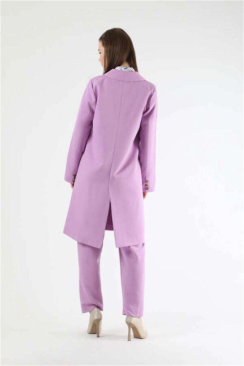 Classic Blazer Jacket Suit Lilac