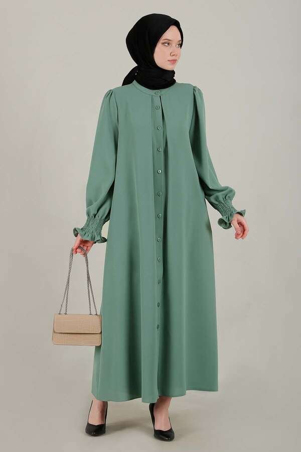 Classic Dress Abaya Mint