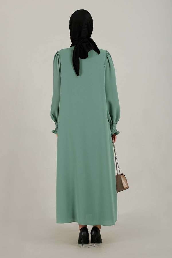 Classic Dress Abaya Mint