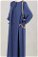 Classic Dress Abaya Navy Blue - Thumbnail