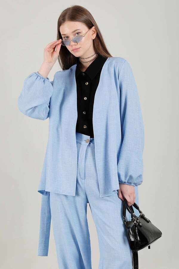 Classic Kimono Suit Baby Blue