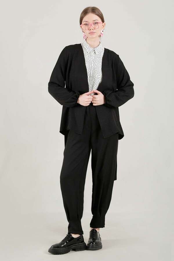 Zulays - Classic Kimono Suit Black