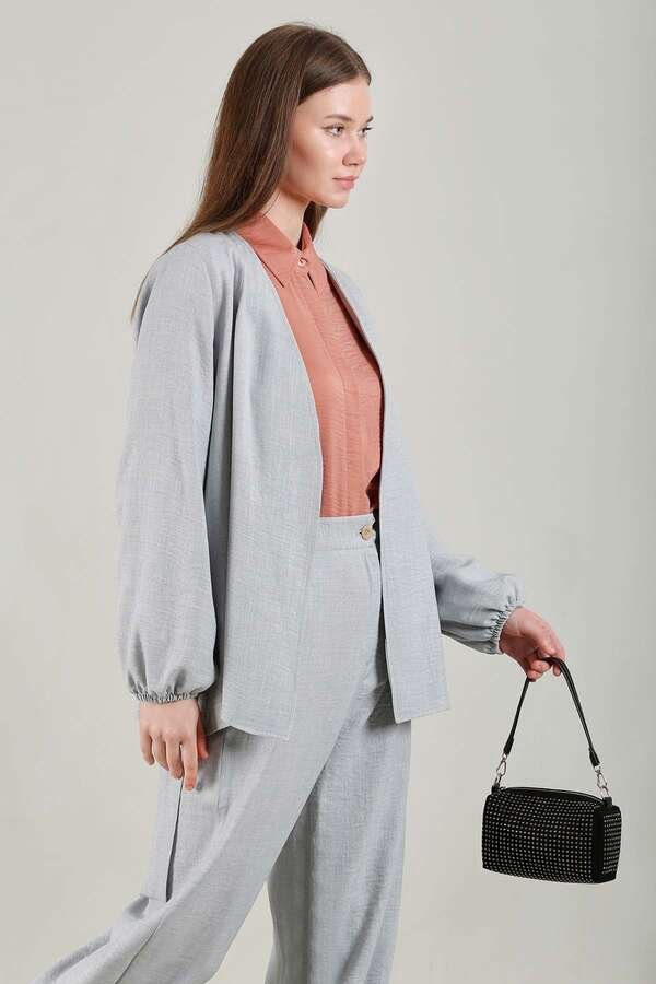 Classic Kimono Suit Grey