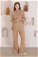 Zulays - Classic Knitwear Suit Camel