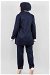Classic Pants Jacket Set Navy Blue - Thumbnail