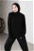 Zulays - Classic Short Knitwear Sweater Black