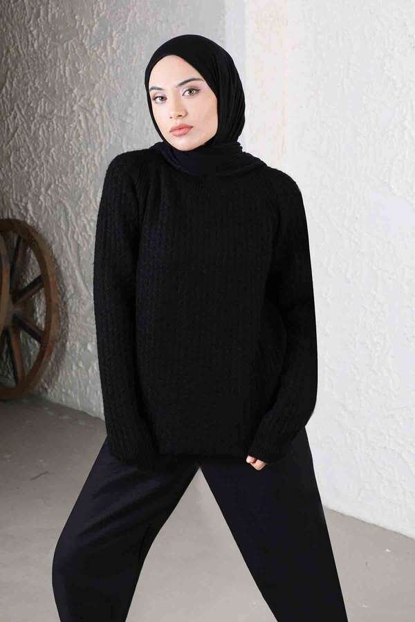 Classic Short Knitwear Sweater Black