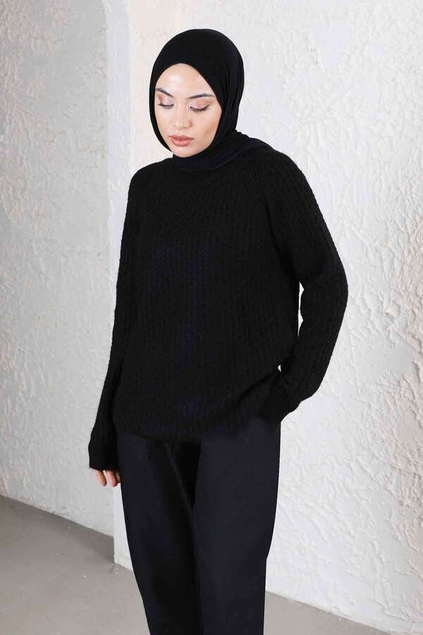 Classic Short Knitwear Sweater Black