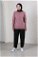 Classic Short Knitwear Sweater Dried Rose - Thumbnail