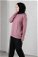 Classic Short Knitwear Sweater Dried Rose - Thumbnail