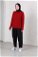 Classic Short Knitwear Sweater Red - Thumbnail
