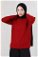 Zulays - Classic Short Knitwear Sweater Red