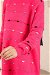 Colored Striped Sweater Pink - Thumbnail
