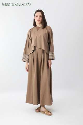 Zulays - Dora Kimono Takım Camel