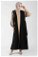 Dressed Abaya Suit Black - Thumbnail