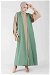 Dress Abaya Suit Dark Mint - Thumbnail