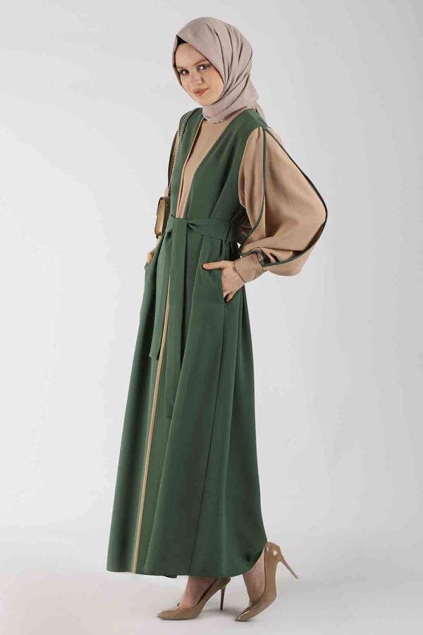 Dress Abaya Suit Khaki