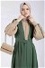 Dress Abaya Suit Khaki - Thumbnail