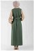 Dress Abaya Suit Khaki - Thumbnail