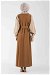 Dress Abaya Suit Tan - Thumbnail