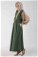 Elbiseli Abaya Takım Haki - Thumbnail