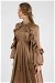 Faba Evening Dress Brown - Thumbnail