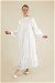 Faba Evening Dress White - Thumbnail