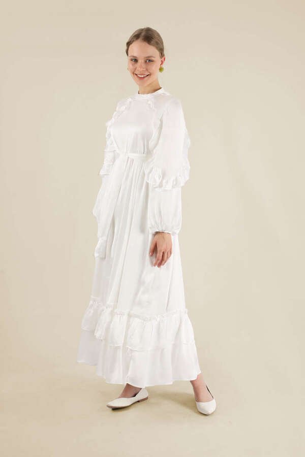 Faba Evening Dress White
