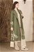 Floral Patterned Cachet Coat Khaki - Thumbnail