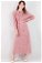 Volan Collar Dress powder pink - Thumbnail