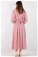 Volan Collar Dress powder pink - Thumbnail
