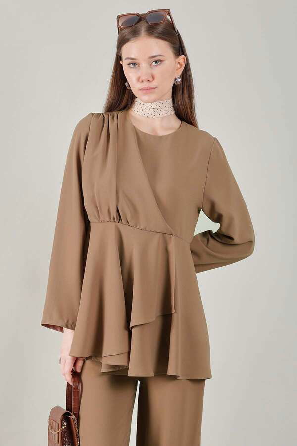 Flywheel Tunic Suit Camel