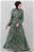 Floral Chiffon Dress Çağla - Thumbnail