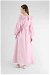 Frilly Baby Collar Dress Pink - Thumbnail